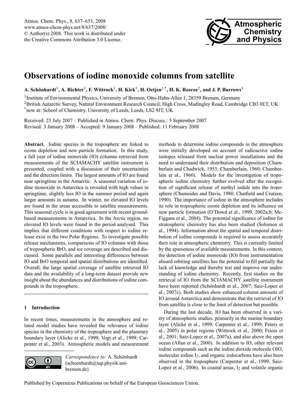 Article Formation