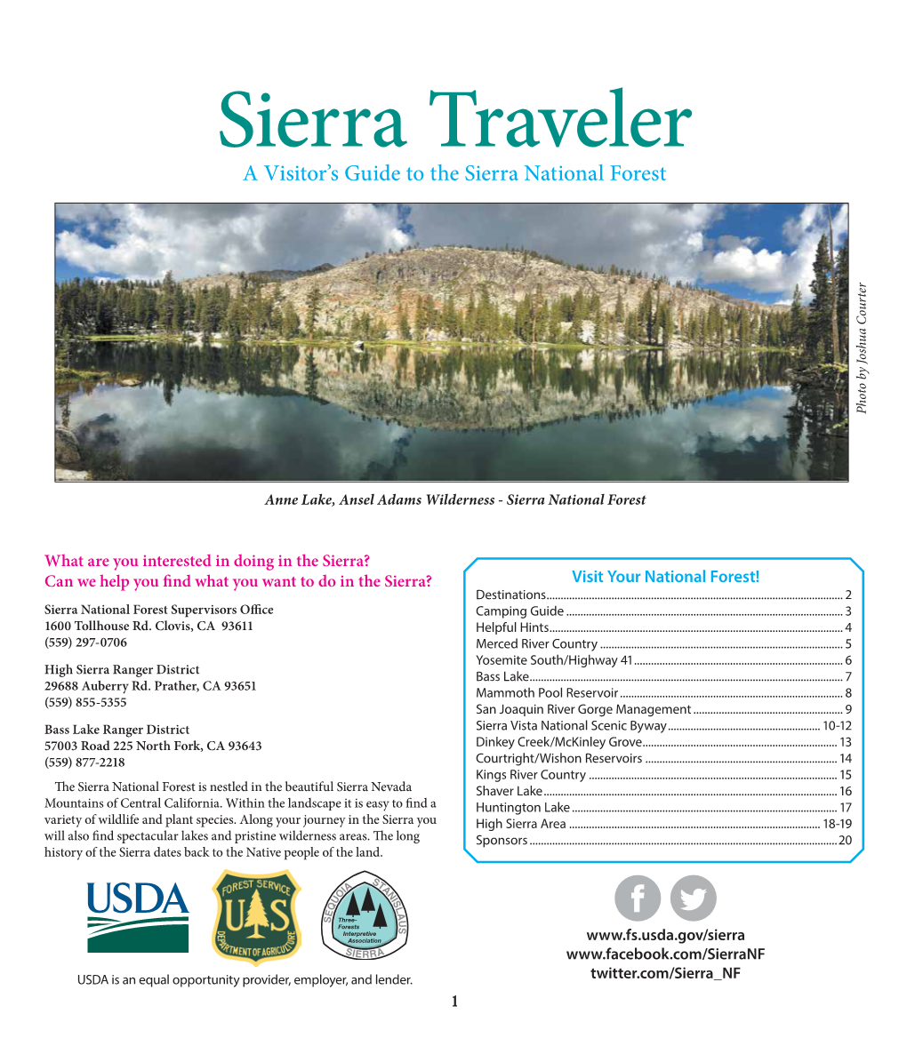 A Visitor's Guide to the Sierra National Forest