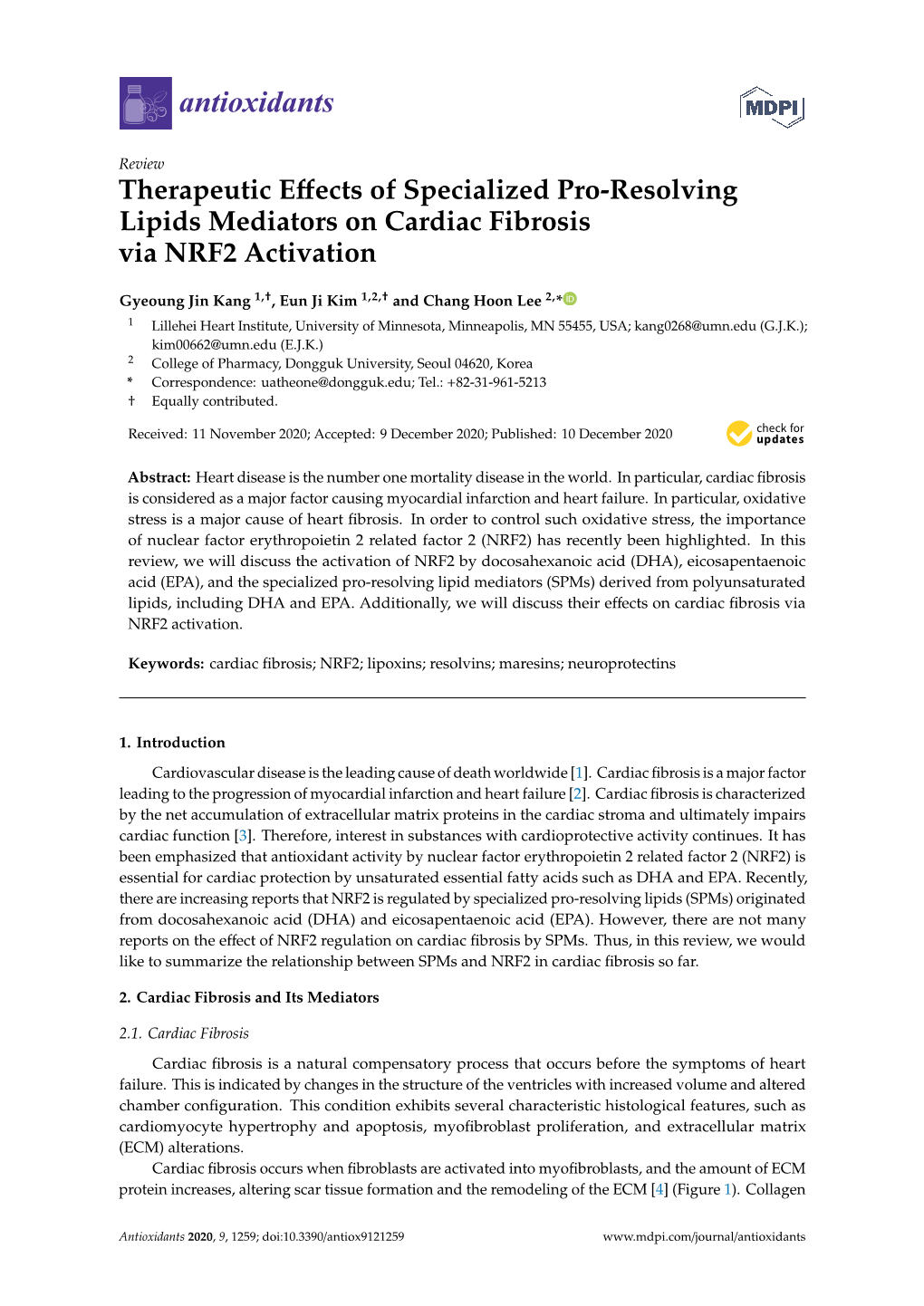 Therapeutic Effects of Specialized Pro-Resolving Lipids Mediators On