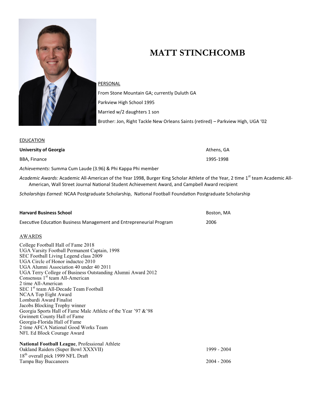 Matt Stinchcomb