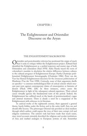 The Enlightenment and Orientalist Discourse on the Aryan