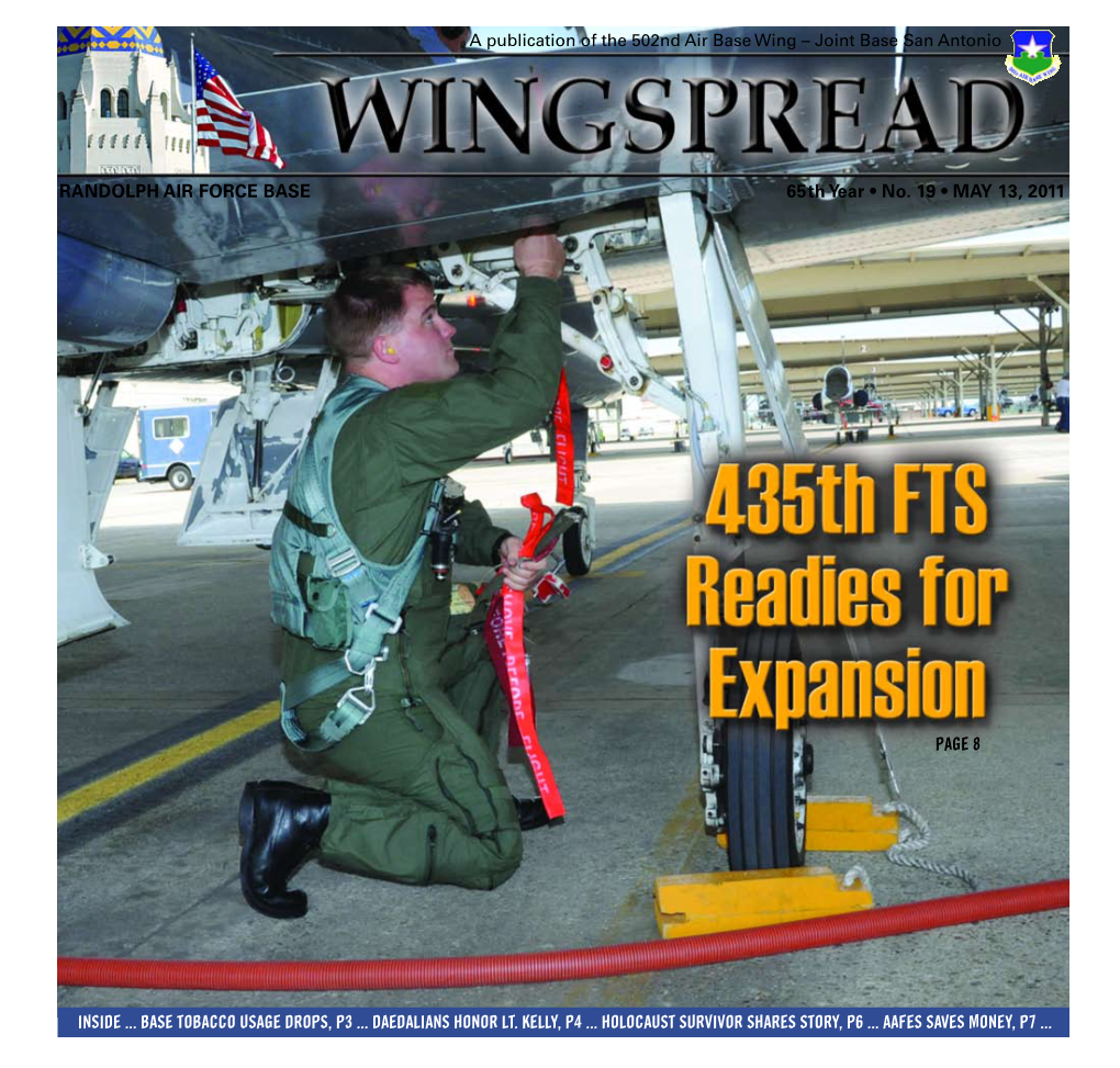 RANDOLPH AIR FORCE BASE 65Th Year • No. 19 • MAY 13, 2011