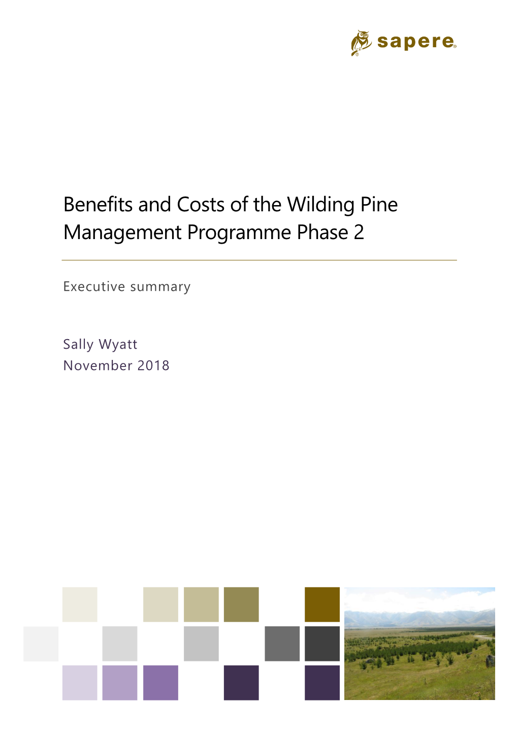 Benefits and Costs of the Wilding Pine Management Programme Phase 2