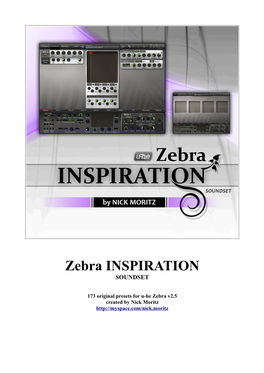 Zebra INSPIRATION SOUNDSET
