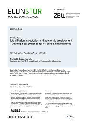 Icts Diffusion Trajectories and Economic Development – an Empirical Evidence for 46 Developing Countries