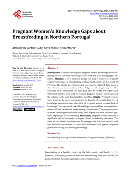 Pregnant Women's Knowledge Gaps About Breastfeeding in Northern