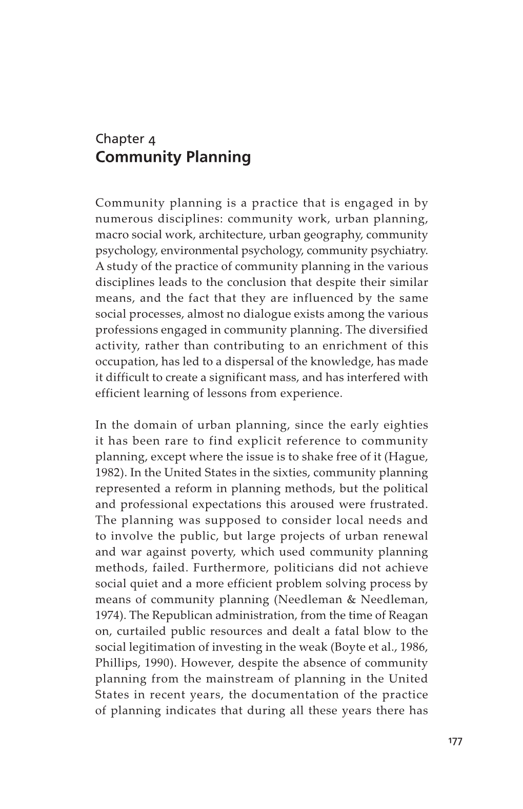 Community Planning