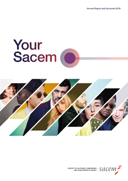 Sacem Annual Report 2018 Strategic Review Management Report Transparency Report Financial Statements