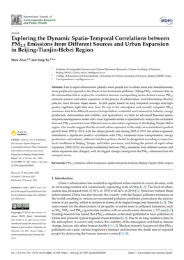 Exploring the Dynamic Spatio-Temporal Correlations Between PM2.5 Emissions from Different Sources and Urban Expansion in Beijing-Tianjin-Hebei Region