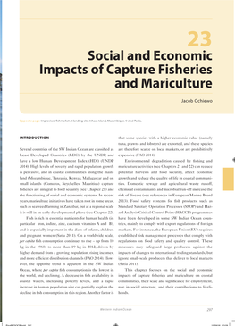Social and Economic Impacts of Capture Fisheries and Mariculture