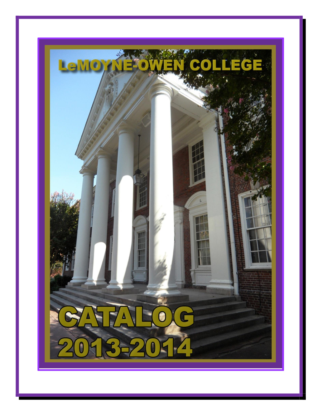 Undergraduate Catalog 2013-2014