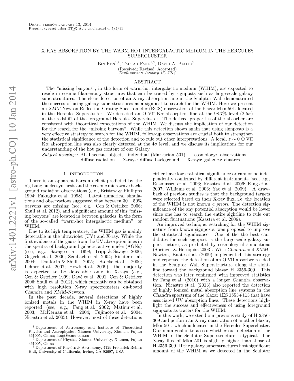 X-Ray Absorption by the Warm-Hot Intergalactic