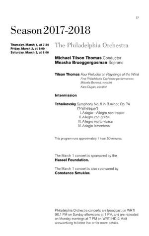 Program Notes | Michael Tilson Thomas Conducts