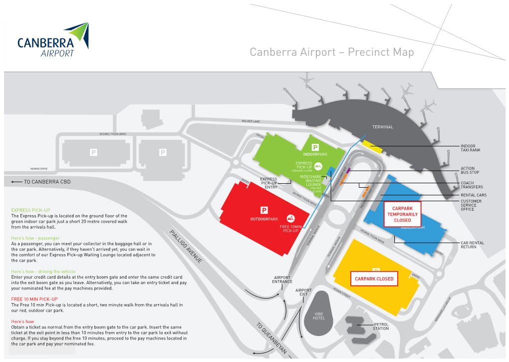 Precinct Map Canberra Airport – Precinct Map - Docslib