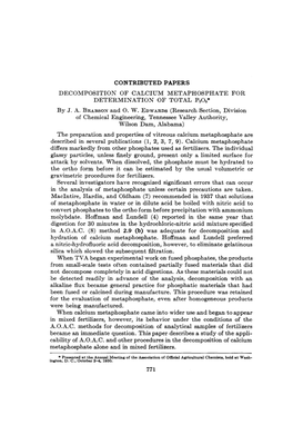 Journal of AOAC Intenational 1951 Vol.34 No.4