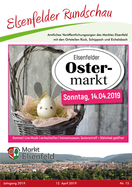 Elsenfelder Rundschau Montag, 15.04.2019, 12.00 Uhr