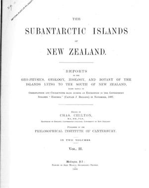 Subantarctic Islands New Zealand
