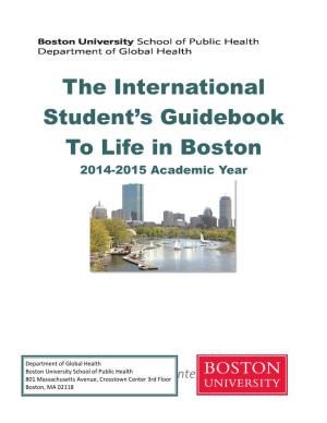 The International Student's Guidebook to Life in Boston