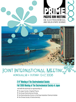 Joint International Meeting 2008 H