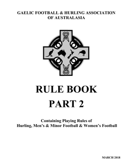 Gaelic Games Playing Rules