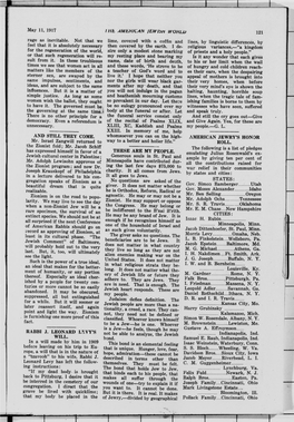 The American Jewish World. (Minneapolis ; St. Paul), 1917-05-11