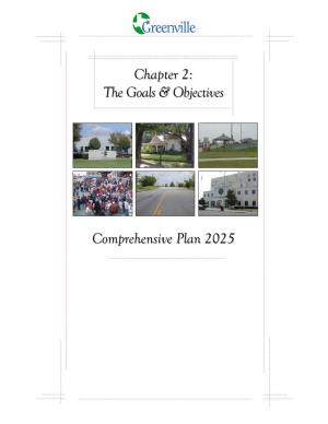 Chapter 2: the Goals & Objectives Comprehensive Plan 2025