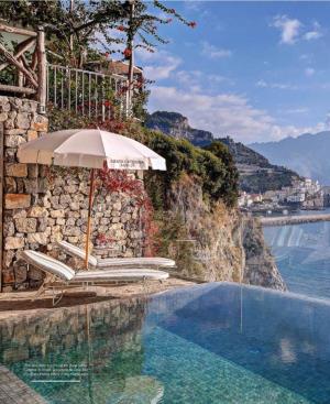 The View from the Pool at the Hotel Santa Caterina in Amalfi, a Maritime
