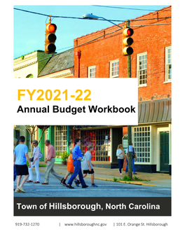 Fiscal Year 2021-22 Annual Budget Workbook