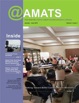 AMATS Newsletter 2014 Volume 1