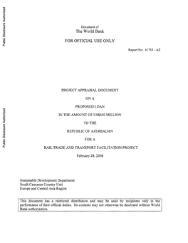 World Bank Document