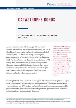 Catastrophe Bonds