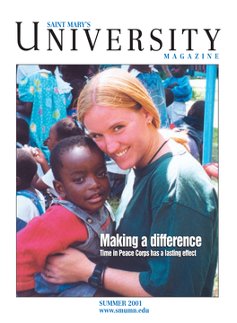 University Magazine Summer 2001