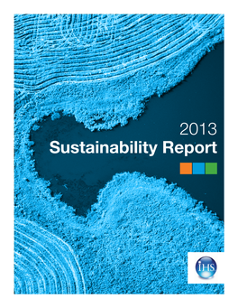 2013 Sustainability Report Table of Contents