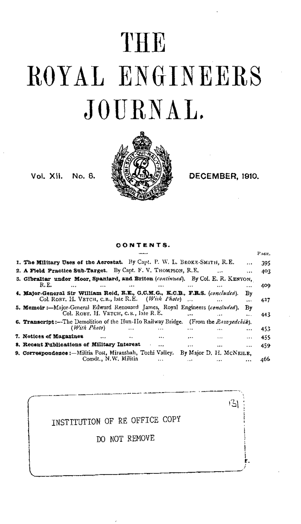 The Royal Engineers Journal