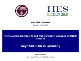 Keynesianism in Germany
