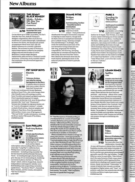 Uncut (Album Review + Mini-Feature, UK, Print, 2013)