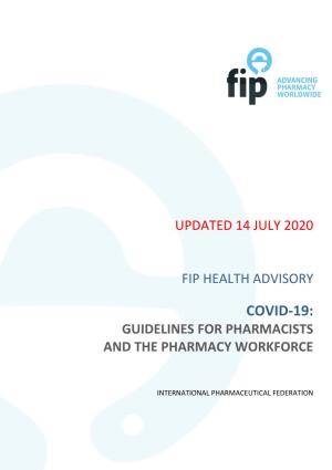 Guidelines for Pharmacists and the Pharmacy Workforce