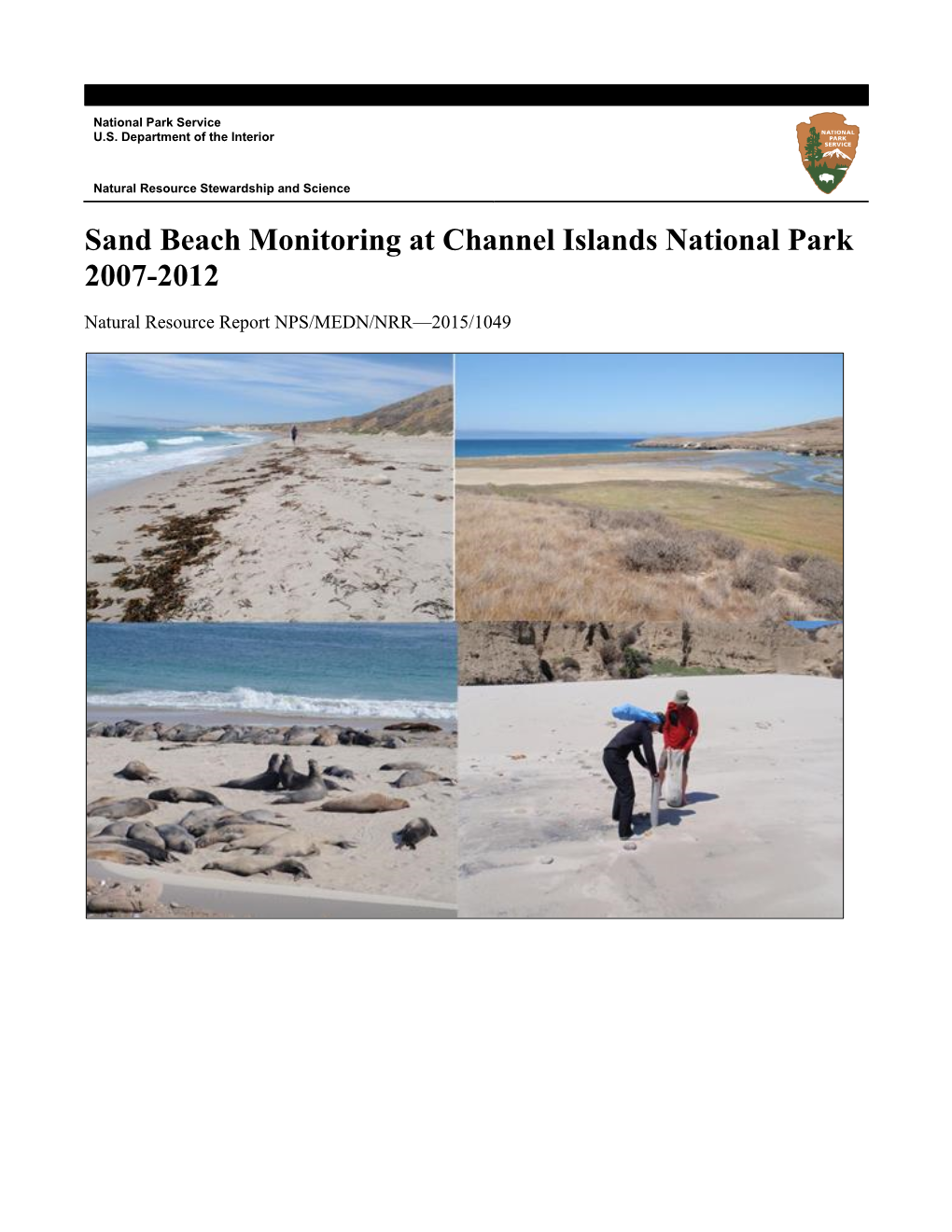 Sand Beach Monitoring at Channel Islands National Park, 2007-2012