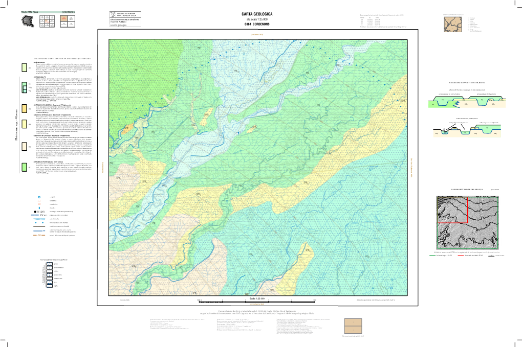 Carta Geologica D'italia Foglio 086 “S. Vito Al Tagliamento