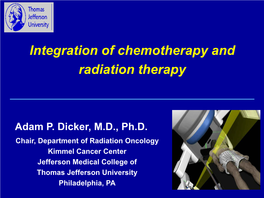 Innovative Design of Early Phase Clinical Trials in Radiation Oncology