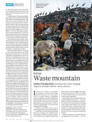 Waste Mountain Genetic Discoveries Are Published, They Can Become Freighted with Prejudices and Polarized Interpretations