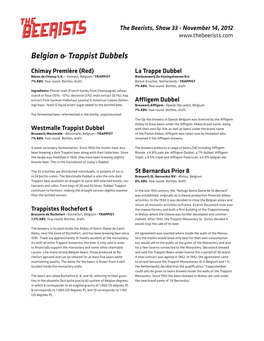 Belgian & Trappist Dubbels