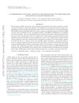 A Comprehensive Dust Model Applied to the Resolved Beta Pictoris Debris Disk from Optical to Radio Wavelengths