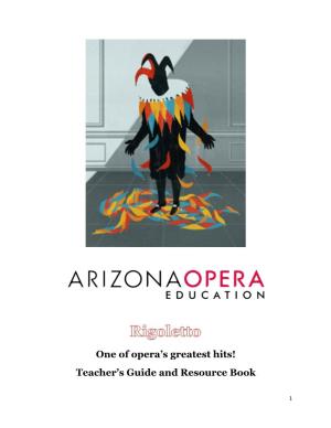 One of Opera's Greatest Hits! Teacher's Guide and Resource Book