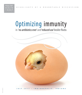 Optimizing Immunity Fin ‘No Antibiotics Ever’ And‘Reduced Use’ Broiler ﬂocks