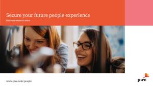 Secure Your Future People Experience Five Imperatives for Action