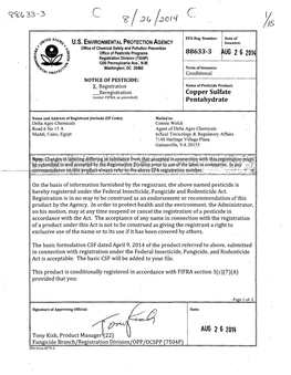 US EPA, Pesticide Product Label, COPPER SULFATE