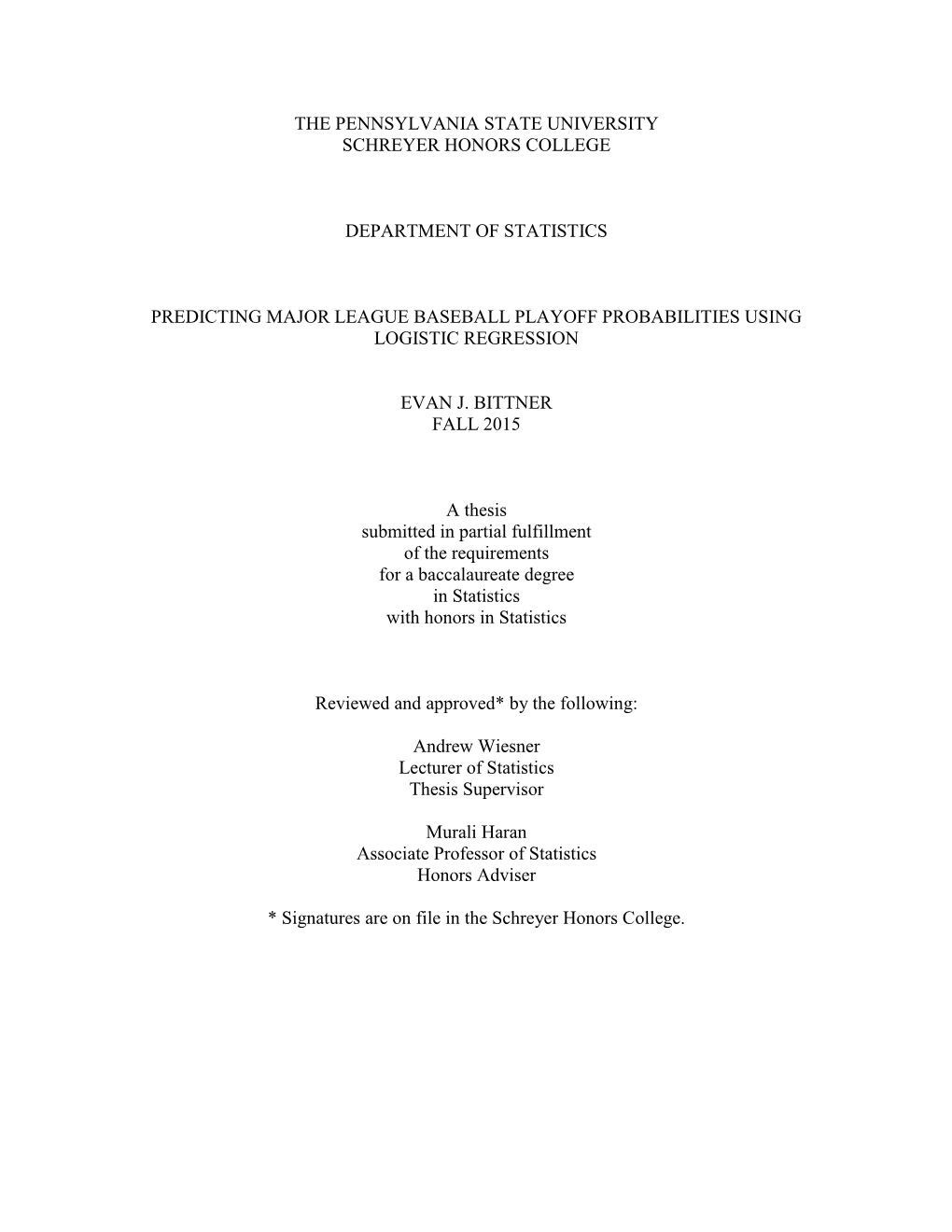 Open Evan Bittner Thesis.Pdf