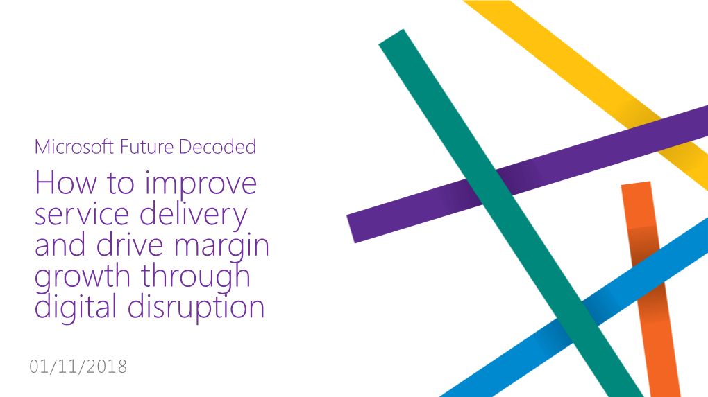 How to Improve Service Delivery and Drive Margin Growth Through Digital Disruption