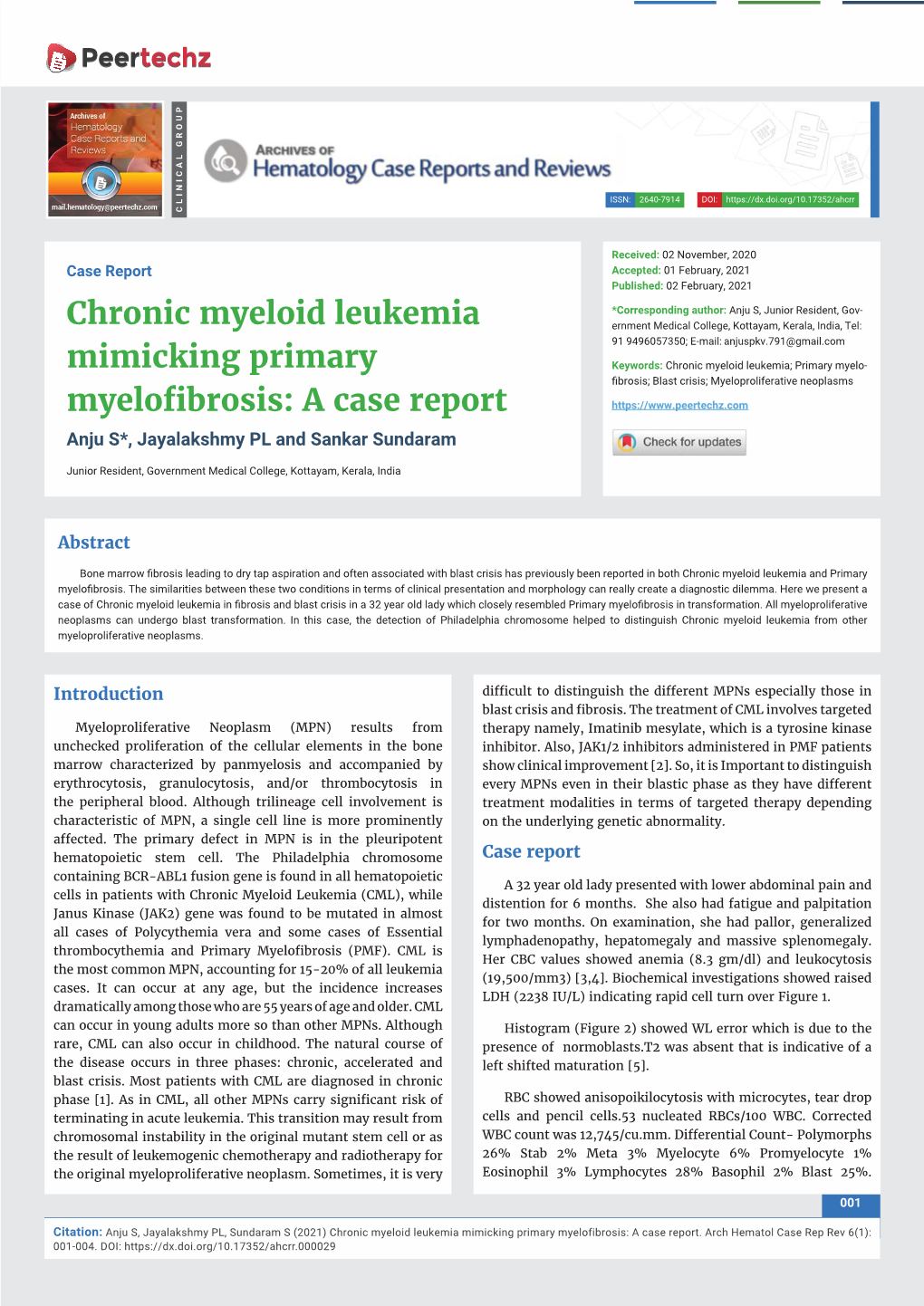 Chronic Myeloid Leukemia Mimicking Primary Myelofibrosis: a Case Report